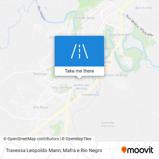 Mapa Travessa Leopoldo Mann