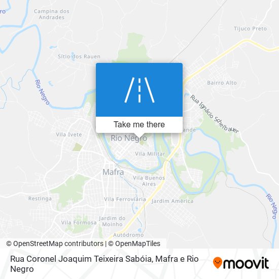 Rua Coronel Joaquim Teixeira Sabóia map