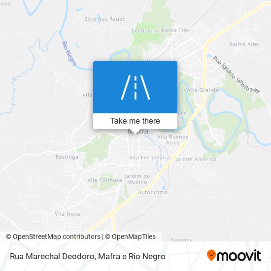 Mapa Rua Marechal Deodoro