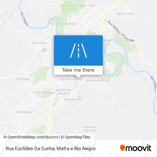 Rua Euclides Da Cunha map