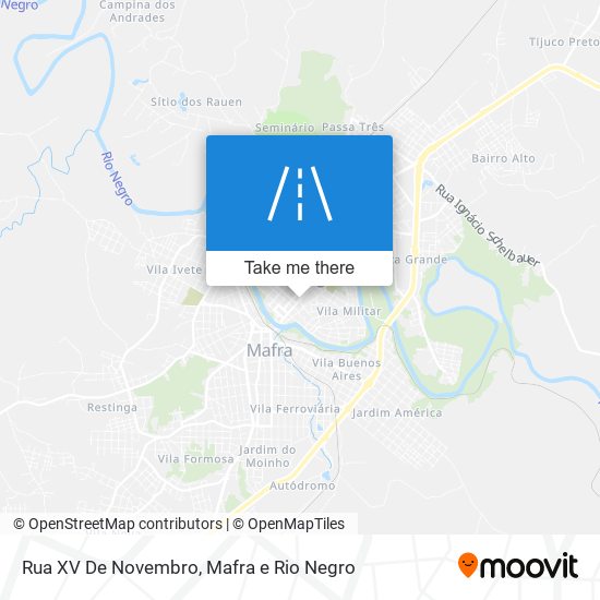 Rua XV De Novembro map