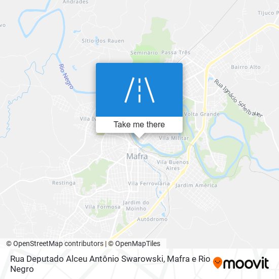 Rua Deputado Alceu Antônio Swarowski map