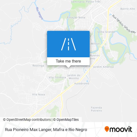 Rua Pioneiro Max Langer map