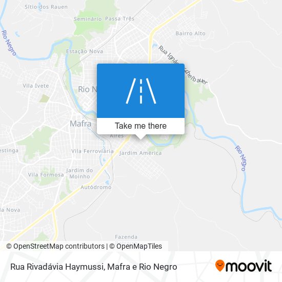 Rua Rivadávia Haymussi map