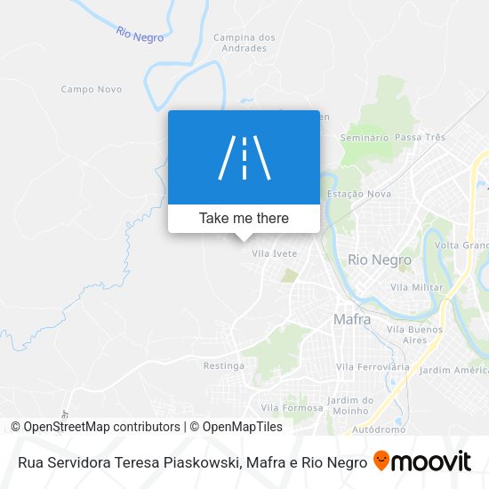 Rua Servidora Teresa Piaskowski map