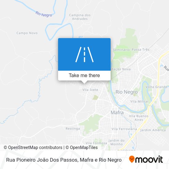 Rua Pioneiro João Dos Passos map