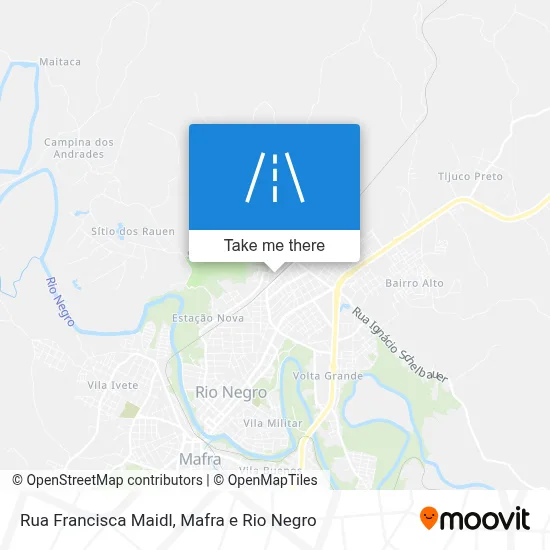 Rua Francisca Maidl map