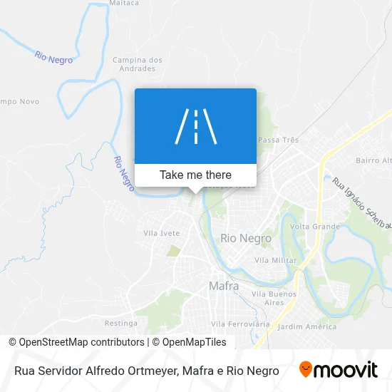 Rua Servidor Alfredo Ortmeyer map