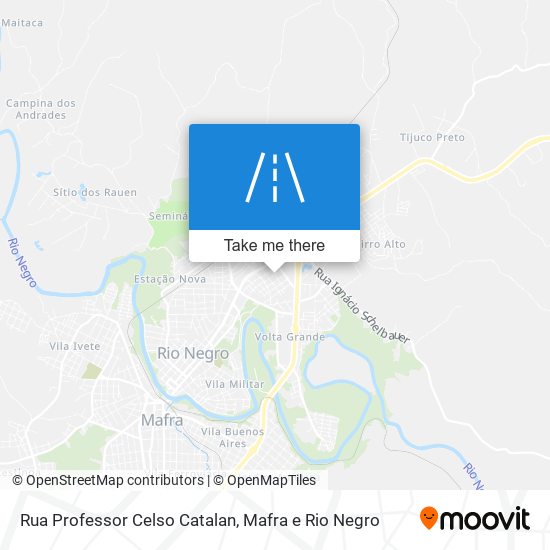 Mapa Rua Professor Celso Catalan