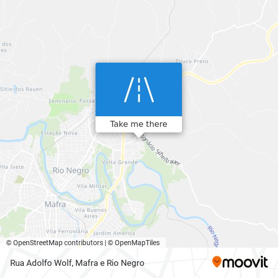 Mapa Rua Adolfo Wolf