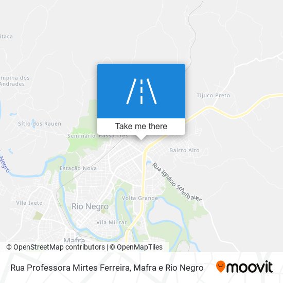 Rua Professora Mirtes Ferreira map