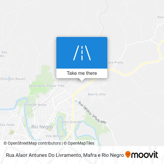 Rua Alaor Antunes Do Livramento map