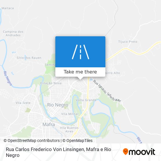 Mapa Rua Carlos Frederico Von Linsingen