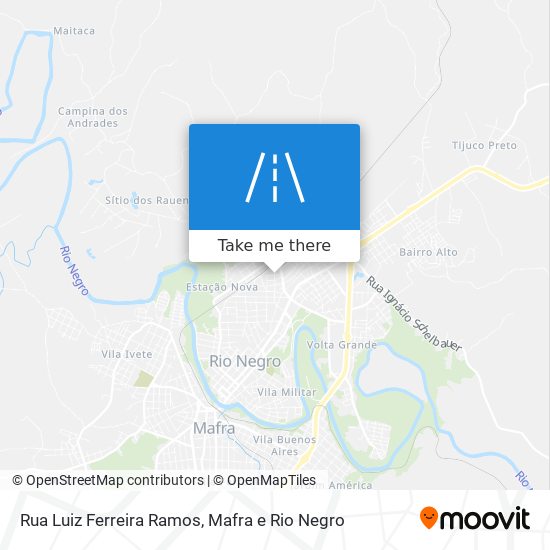 Mapa Rua Luiz Ferreira Ramos