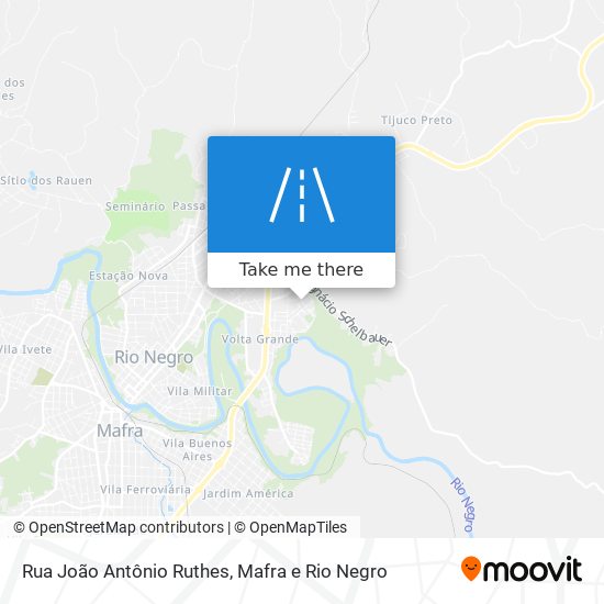 Mapa Rua João Antônio Ruthes