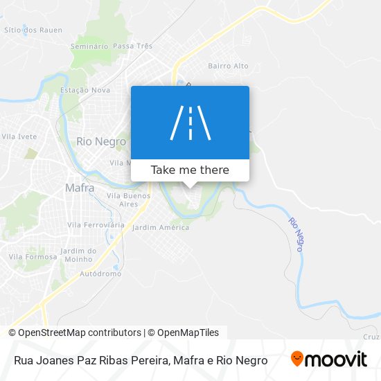 Rua Joanes Paz Ribas Pereira map