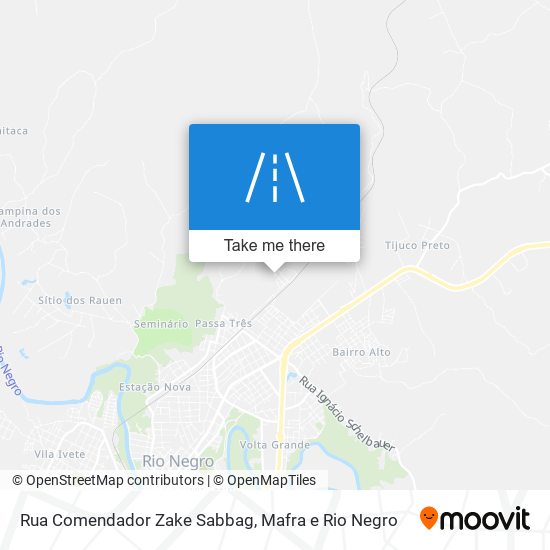 Mapa Rua Comendador Zake Sabbag