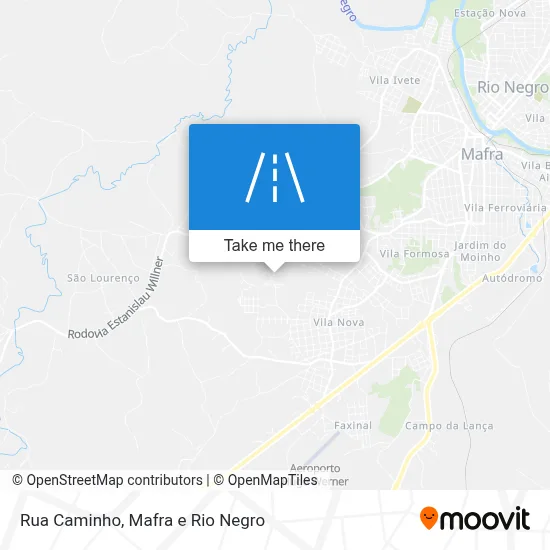 Rua Caminho map