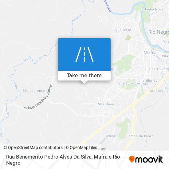 Rua Benemérito Pedro Alves Da Silva map