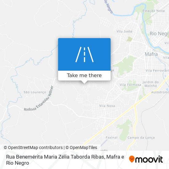 Rua Benemérita Maria Zélia Taborda Ribas map