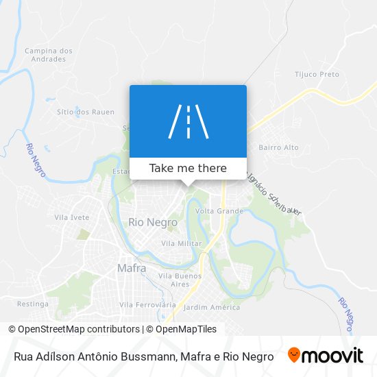 Mapa Rua Adílson Antônio Bussmann