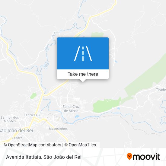 Avenida Itatiaia map
