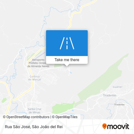 Rua São José map