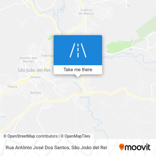 Rua Antônio José Dos Santos map