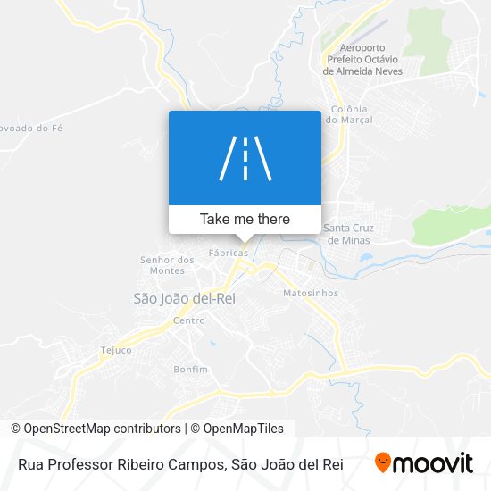 Rua Professor Ribeiro Campos map