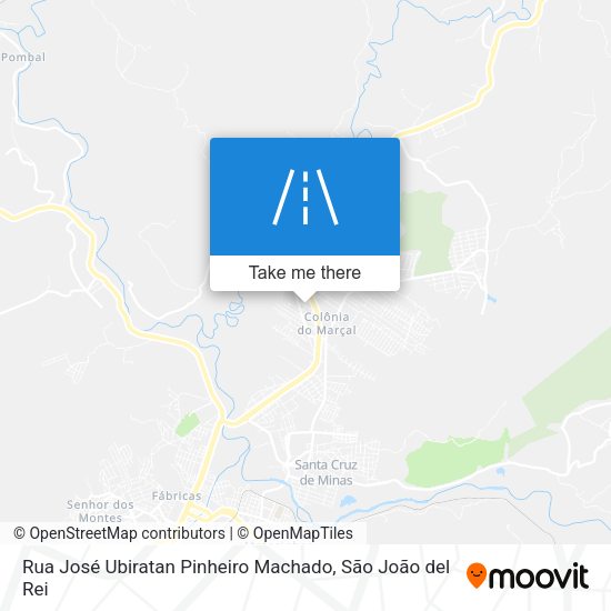 Rua José Ubiratan Pinheiro Machado map