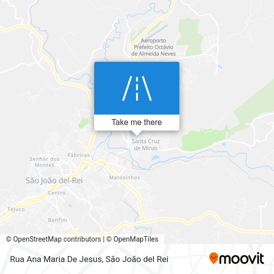 Rua Ana Maria De Jesus map