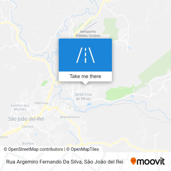 Rua Argemiro Fernando Da Silva map