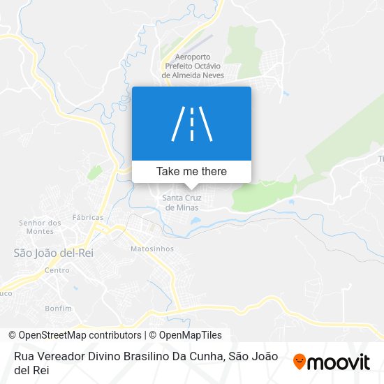 Rua Vereador Divino Brasilino Da Cunha map
