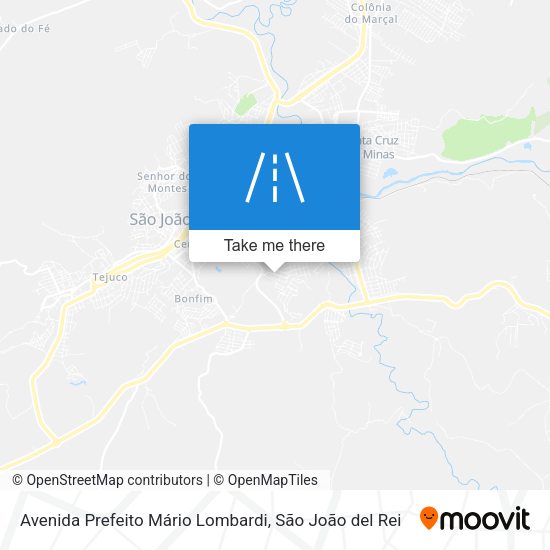 Avenida Prefeito Mário Lombardi map