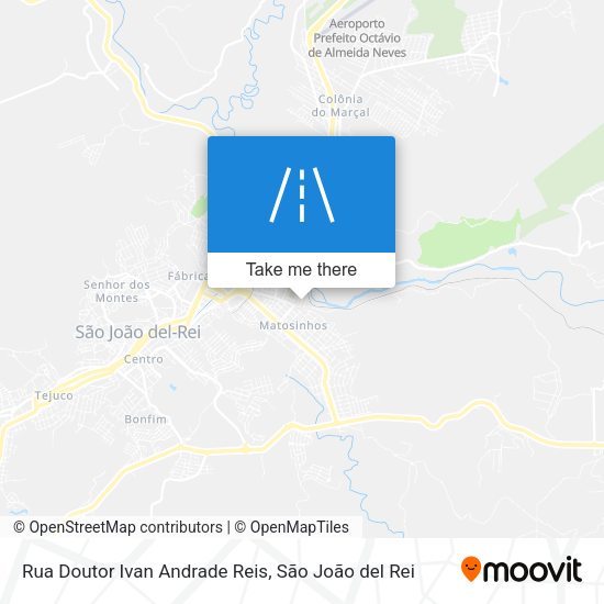Rua Doutor Ivan Andrade Reis map