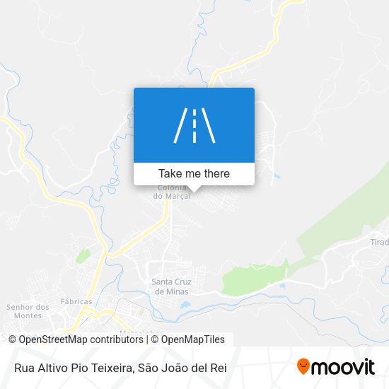 Rua Altivo Pio Teixeira map