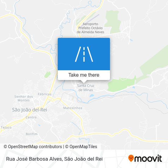 Rua José Barbosa Alves map