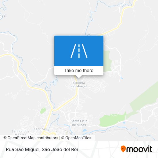 Rua São Miguel map