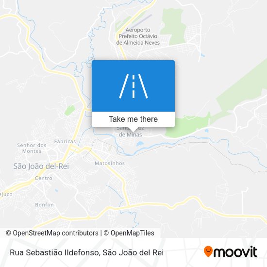 Rua Sebastião Ildefonso map