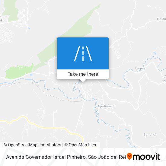 Avenida Governador Israel Pinheiro map