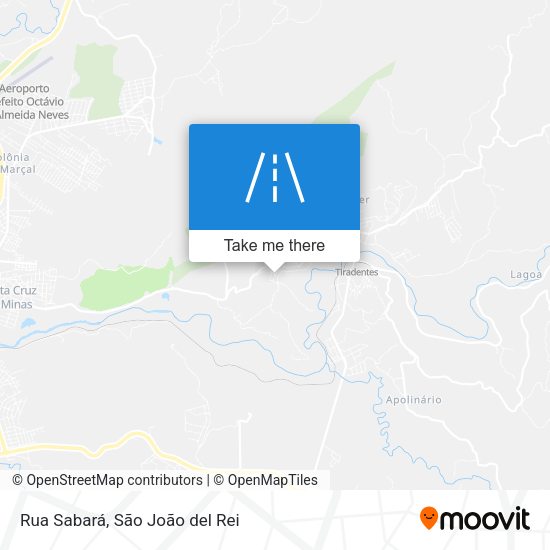 Rua Sabará map