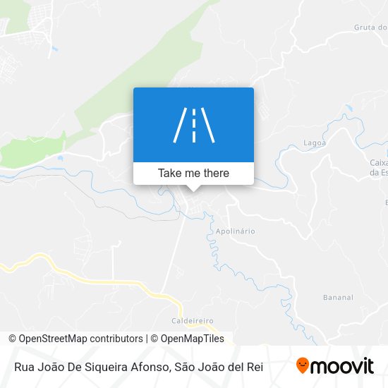 Rua João De Siqueira Afonso map