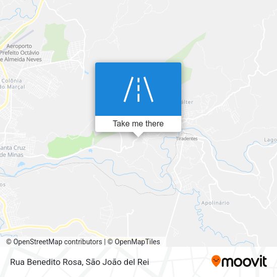 Rua Benedito Rosa map