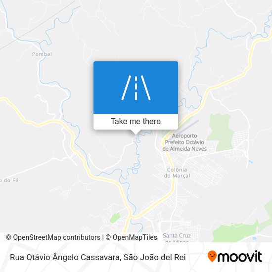 Rua Otávio Ângelo Cassavara map