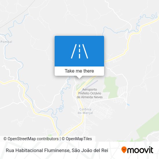 Rua Habitacional Fluminense map