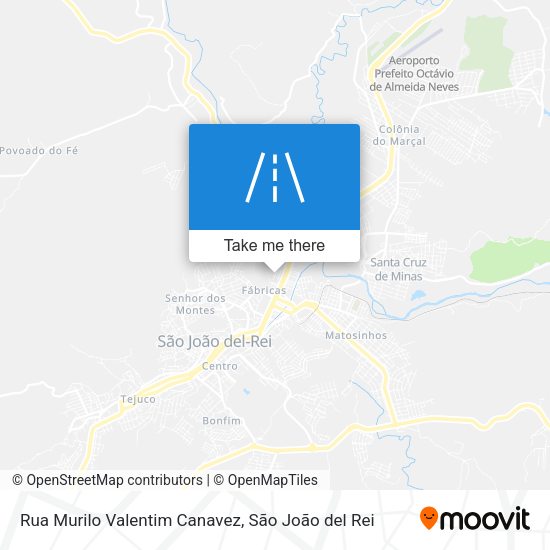 Rua Murilo Valentim Canavez map