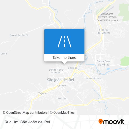 Rua Um map