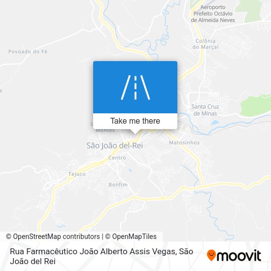 Rua Farmacêutico João Alberto Assis Vegas map