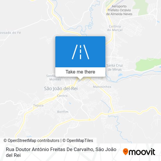 Rua Doutor Antônio Freitas De Carvalho map