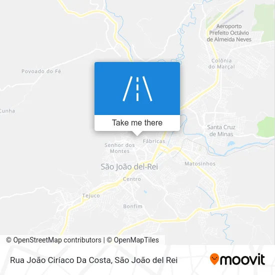 Rua João Ciríaco Da Costa map